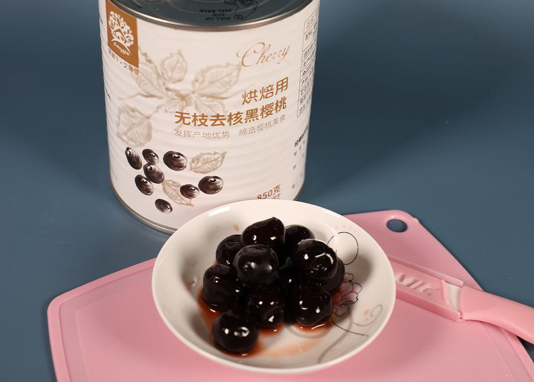 黑櫻桃罐頭無(wú)枝無(wú)核820g